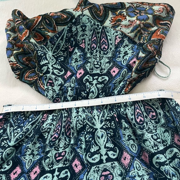 SOLD on FB MarketPlace : Free People Maribelle Navy Blue Print Jumpsuit - Picture 8 of 8